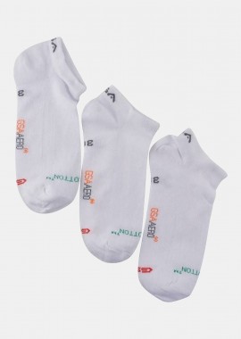 GSA - GSA AERO 365 TRAINER SOCKS 3-PACK ΑΣΠΡΟ