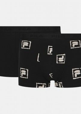 FILA - FILA BOXER ELASTIC BAND 2PACK ΜΑΥΡΟ