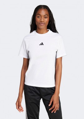 ADIDAS PERFORMANCE - ADIDAS WOMEN'S 3-STRIPES ESSENTIALS T-SHIRT ΑΣΠΡΟ