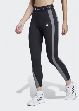 ADIDAS PERFORMANCE - ADIDAS TECHFIT COLORBLOCK 7/8 LEGGINGS ΜΑΥΡΟ