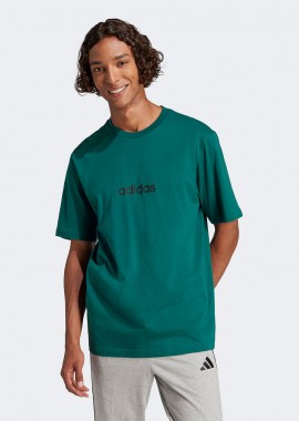 ADIDAS PERFORMANCE - ADIDAS ESSENTIALS LINEAR SINGLE JERSEY T-SHIRT ΠΡΑΣΙΝΟ