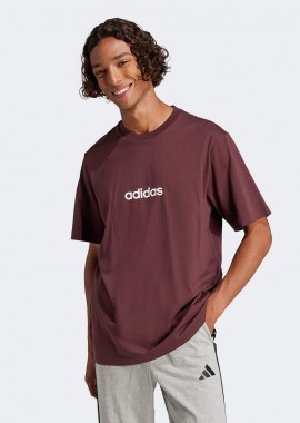 ADIDAS PERFORMANCE - ADIDAS ESSENTIALS LINEAR SINGLE JERSEY T-SHIRT ΚΟΚΚΙΝΟ