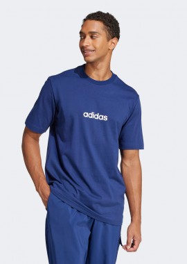 ADIDAS PERFORMANCE - ADIDAS ESSENTIALS LINEAR SINGLE JERSEY T-SHIRT ΜΠΛΕ