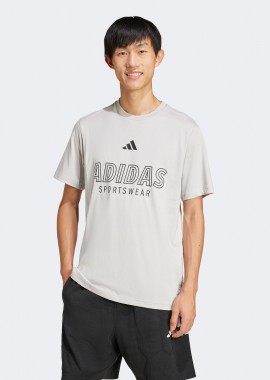 ADIDAS PERFORMANCE - ADIDAS HOUSE OF TIRO LINEAR GRAPHIC T-SHIRT ΓΚΡΙ