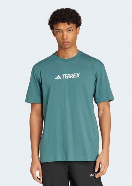 ADIDAS PERFORMANCE - ADIDAS TERREX CLASSIC LOGO T-SHIRT ΜΠΛΕ