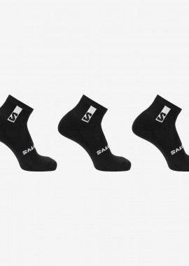 SALOMON - SALOMON SPORTSTYLE EVERYDAY ANKLE SOCKS 3-PACK ΜΑΥΡΟ