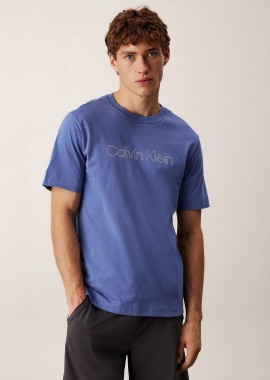 CALVIN KLEIN PERFORMANCE - CALVIN KLEIN GYM T-SHIRT ΜΠΛΕ
