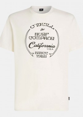O'NEILL - O'NEILL BEACH FRONT PRINT T-SHIRT ΑΣΠΡΟ