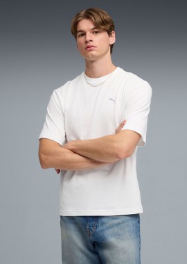 PUMA - PUMA GRAPHIC BACK T-SHIRT ΑΣΠΡΟ