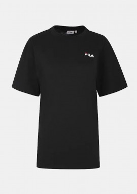 FILA - FILA WOMEN'S SMALL LOGO T-SHIRT ΜΑΥΡΟ