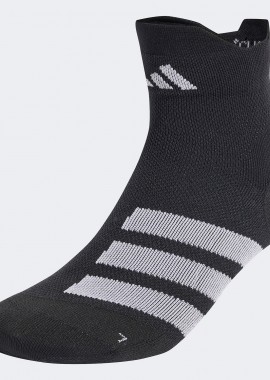 ADIDAS PERFORMANCE - ADIDAS RUNXADIZERO RUNNING SOCKS 1 PAIR ΜΑΥΡΟ