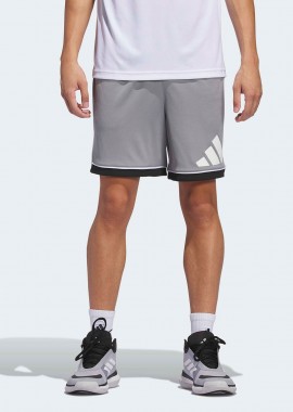 ADIDAS PERFORMANCE - ADIDAS BASKETBALL BADGE OF SPORTS SHORTS ΓΚΡΙ
