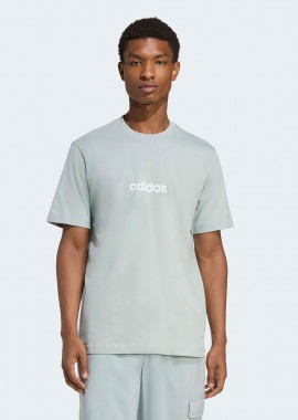 ADIDAS PERFORMANCE - ADIDAS ESSENTIALS LINEAR SINGLE JERSEY T-SHIRT ΠΡΑΣΙΝΟ