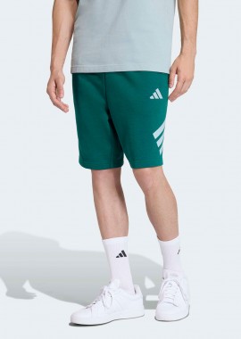 ADIDAS PERFORMANCE - ADIDAS MEN 3-STRIPES FRENCH TERRY SHORTS ΠΡΑΣΙΝΟ