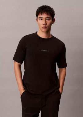 CALVIN KLEIN PERFORMANCE - CALVIN KLEIN PERFORMANCE T-SHIRT ΜΑΥΡΟ
