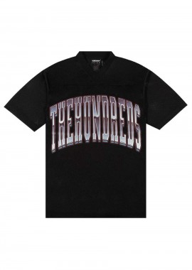 THE HUNDREDS - THE HUNDREDS T-Shirts Division Football Jersey - Μαύρο-T24F109004-BLACK