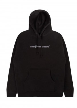 THE HUNDREDS - THE HUNDREDS Unisex Φούτερ με Κουκούλα Bar Logo Pullover - ΜΑΥΡΟ-F23S102009-BLACK