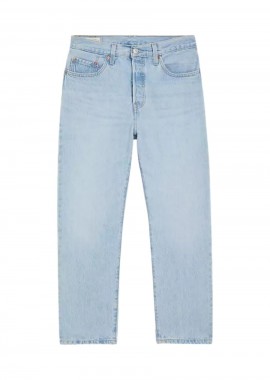 LEVIS® - LEVIS® Jean 501 CROP LIGHT INDIGO - WORN IN - DENIM-362000124-DENIM