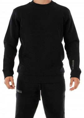BEE UNUSUAL - BEE UNUSUAL Φούτερ με λαιμόκοψη - Μαύρο-AT-232306-BLACK