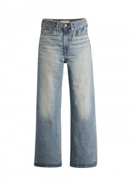 LEVIS® - LEVIS® Jeans RIBCAGE WIDE LEG H223 MED INDIGO - WORN IN - -A60810022-UNKNOWN