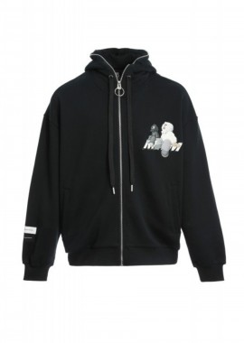 Mod Wave Movement - MOD WAVE MOVEMENT VG Dog Unisex Ζακέτα-Μαύρη-MW093070089-BLACK