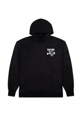 THRASHER - Thrasher x Spitfire Φούτερ Classic Swirl - Μαύρο-315077-BLACK