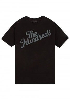 THE HUNDREDS - THE HUNDREDS T Shirts Slant Logo T-Shirt - Μαύρο-F23S101002-BLACK
