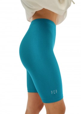 PCP - PCP Biker Shorts Γυναικείο Κολάν - Πετρόλ-PCPBIKERSHORTS-BLUE