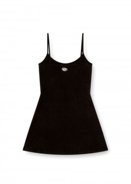 DIESEL - Diesel D-NEWHOP-OD Γυναικείο Μαύρο Φόρεμα-S26A199180AHQH-BLACK