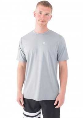 HURLEY - HURLEY Ανδρικό T-Shirt EVD HYBRID UPF - ΓΚΡΙ-MAT0000990-GREY