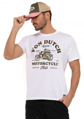 VON DUTCH - Von Dutch Ανδρικό T-Shirt CITY - Λευκό -VD/1/TR/CITY/W-WHITE