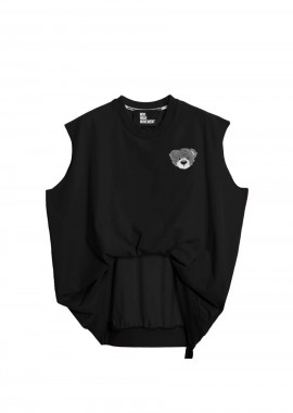 Mod Wave Movement - MOD WAVE MOVEMENT Γυναικείο Teddy Bear Tank Top - Μαύρο-MW092010436-BLACK