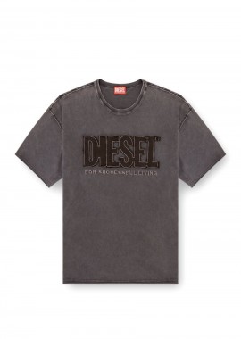 DIESEL - Diesel T-RAWBOXT Ανδρικό T-Shirt - Γκρι-S26A210410KMAH-GREY
