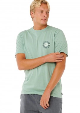 RIP CURL - Rip Curl Pacific Rinse Circle Ανδρικό Tee - Πράσινο-0XDMTE-GREEN