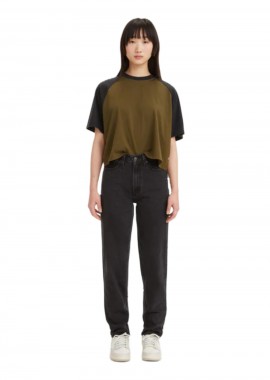 LEVIS® - LEVIS® Jean 80S MOM JEAN NOT TO INTERRUPT - ΜΑΥΡΟ-A3506-0006-BLACK