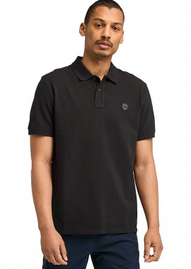TIMBERLAND - Timberland ανδρική μπλούζα πόλο πικέ με κεντημένο logo tree Regular Fit