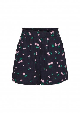 VERO MODA - Vero Moda παιδικό σορτς με ελαστική μέση Loose Fit - 10284621 Μπλε Σκούρο