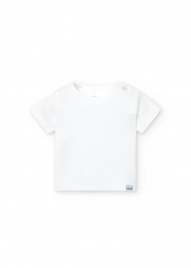BOBOLI - Boboli βρεφικό T-Shirt μονόχρωμο - 138057 Λευκό