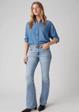LEVI'S - Levi's® γυναικείο τζιν παντελόνι ψηλόμεσο πεντάτσεπο Slim Bootcut Fit
