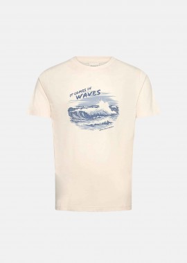 GANT - Gant ανδρικό T-shirt με graphic print Regular Fit - 2003444 Κρέμ