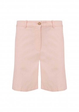 GANT - Gant γυναικεία βερμούδα chino Regular Fit - 4020130 Ροζ Ανοιχτό