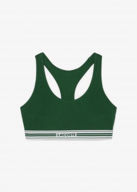 LACOSTE - Lacoste γυναικείο εσώρουχο bralette με λογότυπο - IF8179-00 Πράσινο