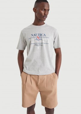 NAUTICA - Nautica ανδρικό T-shirt με graphic print