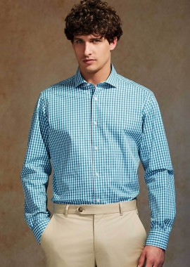 OXFORD COMPANY - Oxford Company ανδρικό sport πουκάμισο καρό Slim Fit