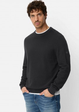 CAMEL ACTIVE - Camel Active ανδρικό πουλόβερ structured Regular Fit - C261-409500-7K00 Μπλε Σκούρο