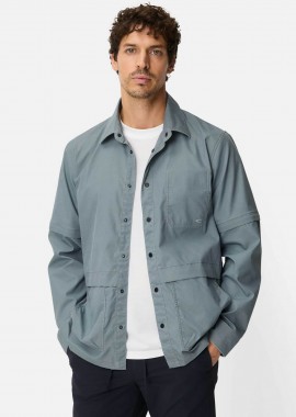 CAMEL ACTIVE - Camel Active ανδρικό overshirt με τσέπες Relaxed Fit - C261-409388-7S88 Γκρι Γαλάζιο