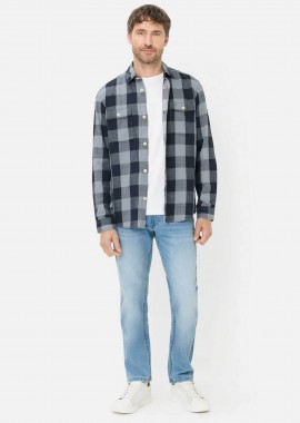 CAMEL ACTIVE - Camel Active ανδρικό τζιν παντελόνι πεντάτσεπο Regular Fit - C261-488R53-7D73 Denim Blue Ανοιχτό