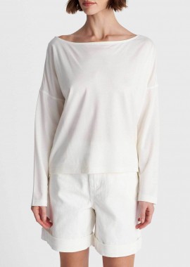 'ALE - 'ALE γυναικεία μπλούζα Oversized - 8922885 Εκρού