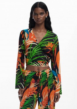 DESIGUAL - Desigual γυναικείο τοπ wrap