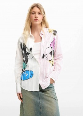 DESIGUAL - Desigual γυναικείo πουκάμισο με print